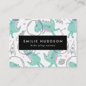 Ruimtedinosaurussen, Kinder speelcentrum, activite Visitekaartje (Voorkant)