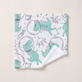 Ruimtedinosaurussen, Schattigee dinosaurussen, rui Bad Handdoek (Wasdoekje)