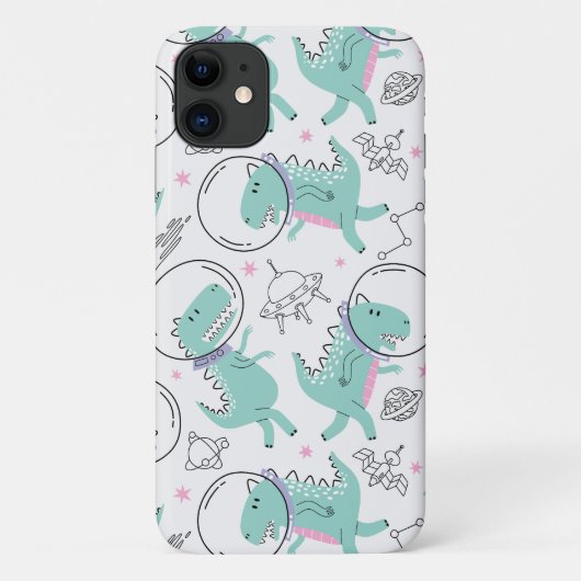 Ruimtedinosaurussen, Schattigee dinosaurussen, rui Case-Mate iPhone Case (Achterkant)