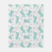 Ruimtedinosaurussen, Schattigee dinosaurussen, rui Fleece Deken (Voorkant)