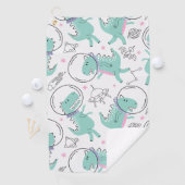 Ruimtedinosaurussen, Schattigee dinosaurussen, rui Golfhanddoek (Insitu)