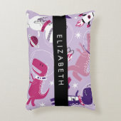 Ruimtedinosaurussen, Schattigee dinosaurussen, Ste Accent Kussen (Voorkant(Verticaal))