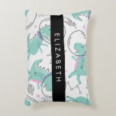 Ruimtedinosaurussen, Schattigee dinosaurussen, Ste Accent Kussen (Voorkant(Verticaal))