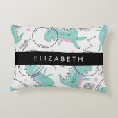 Ruimtedinosaurussen, Schattigee dinosaurussen, Ste Accent Kussen (Achterkant)