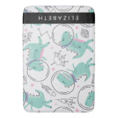 Ruimtedinosaurussen, Schattigee dinosaurussen, Ste Badmat (Voorkant Verticaal)