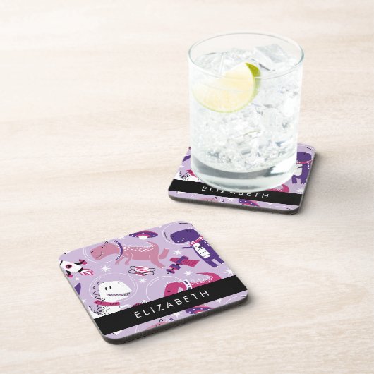 Ruimtedinosaurussen, Schattigee dinosaurussen, Ste Bier Onderzetter (Rechterzijde)