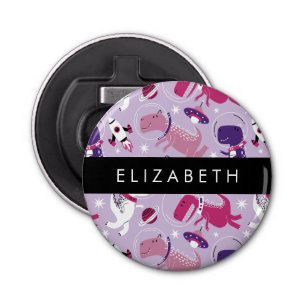 Ruimtedinosaurussen, Schattigee dinosaurussen, Ste Button Flesopener