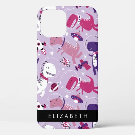 Ruimtedinosaurussen, Schattigee dinosaurussen, Ste Case-Mate iPhone Case (Achterkant)