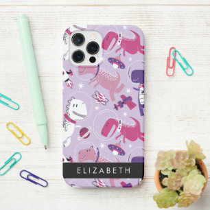 Ruimtedinosaurussen, Schattigee dinosaurussen, Ste iPhone 12 Pro Hoesje