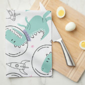 Ruimtedinosaurussen, Schattigee dinosaurussen, Ste Theedoek (Quarter Fold)