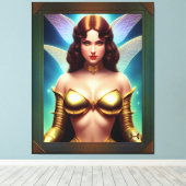 Ruimtefee van de Gouden Eeuw van Xzendor7 Canvas Afdruk (Insitu (Houten vloer))