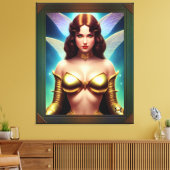 Ruimtefee van de Gouden Eeuw van Xzendor7 Canvas Afdruk (Insitu (Woonkamer))
