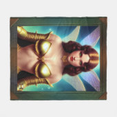 Ruimtefee van de Gouden Eeuw van Xzendor7 Fleece Deken (Voorkant (Horizontaal))