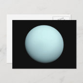 Ruimtefoto van de Planet Uranus Briefkaart (Voorkant / Achterkant)