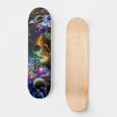 Ruimtegalaxy Planets Nebula Skateboard (Voorkant)