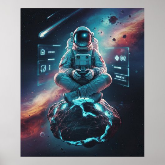 Ruimtegaming Poster (Voorkant)