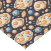 Ruimtegebakken eieren tafelkleed (Gekanteld)
