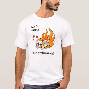 Ruimtehond: "Maak je geen zorgen!" T-shirt