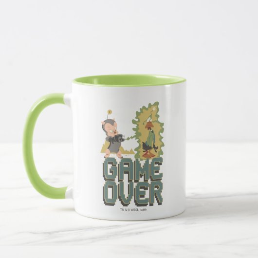 Ruimtekadet en duck Dodgers: "Game Over" Mok (Links)