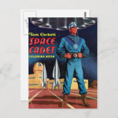 Ruimtekadetkleurboek Briefkaart (Voorkant / Achterkant)