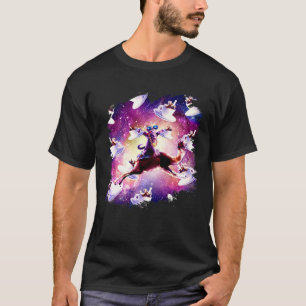 Ruimtekater Op Kameel Eenhoorn  Koffie T-shirt