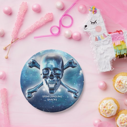 Ruimtekop. gepersonaliseerd papieren bordje (Feest)