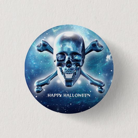 Ruimtekop. gepersonaliseerd ronde button 3,2 cm (Voorkant)