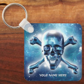 Ruimtekop. Gepersonaliseerd Sleutelhanger (Voorkant)