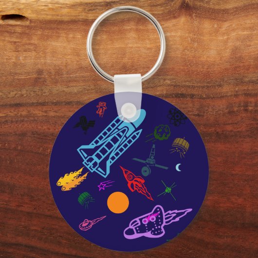 Ruimtekunst Sleutelhanger (Voorkant)