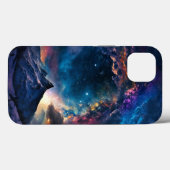 Ruimtelandschap van het kosmische gebergte Case-Mate iPhone case (Achterkant (horizontaal))