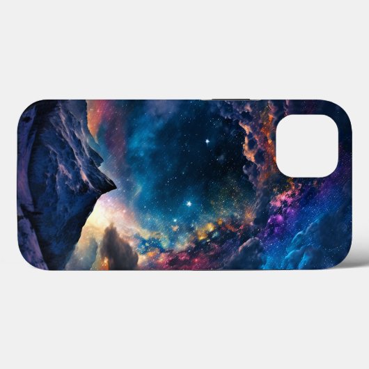 Ruimtelandschap van het kosmische gebergte Case-Mate iPhone case (Achterkant (horizontaal))