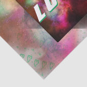 Ruimteliefde - Nebula, sterren, harten Tissuepapier (Detail)