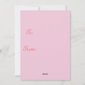 Ruimteliefdeskaart Feestdagenkaart (Achterkant)