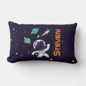 Ruimteman die de ruimte verkennen kussen (Voorkant)