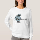 Ruimtemanitor Spuiten Sterren Sci-Fi Astronaut T-shirt (Voorkant)