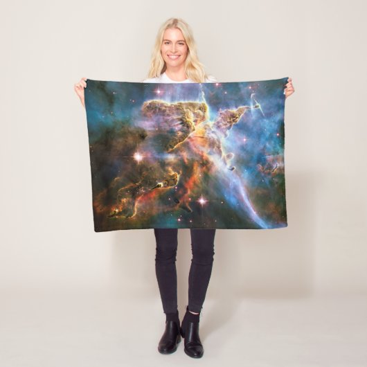 Ruimtemelkweg nevel. Universum sterren Hubble NASA Fleece Deken (In situ)