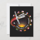 Ruimtemissie Patch Bedankkaart (Voorkant)