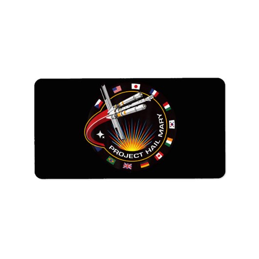 Ruimtemissie Patch Etiket (Voorkant)