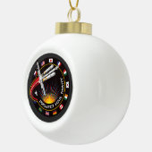 Ruimtemissie Patch Keramische Bal Ornament (Rechts)