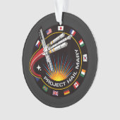 Ruimtemissie Patch Ornament (voorkant)
