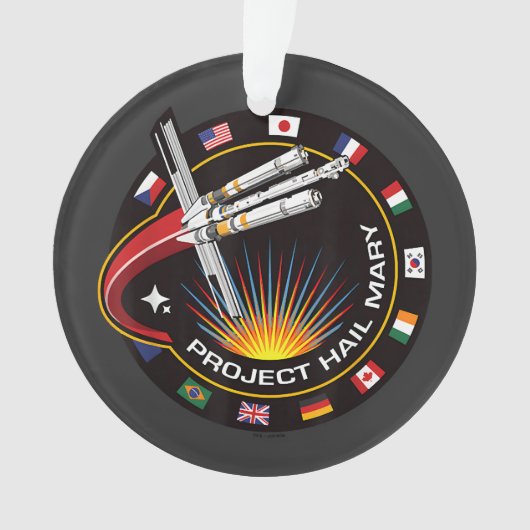 Ruimtemissie Patch Ornament (voorkant)