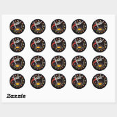 Ruimtemissie Patch Ronde Sticker (Vel)