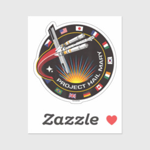 Ruimtemissie Patch Sticker