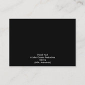 RUIMTEontwerp ~ COMET-themakubby visitekaartje B (Achterkant)