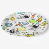 Ruimteontwerp Douanedocument Borden 9" Papieren Bordje (Gekanteld)