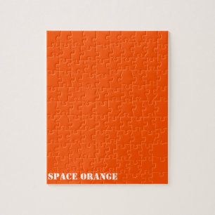 Ruimteoranje Legpuzzel