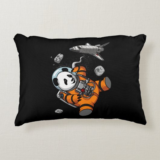 Ruimtepanda Beer Astronaut Galaxy Cosmic Animal Accent Kussen (Voorkant)