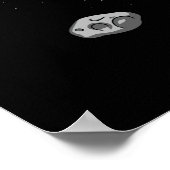 Ruimtepanda Beer Astronaut Galaxy Cosmic Animal Poster (Hoek)