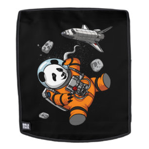 Ruimtepanda Beer Astronaut Galaxy Cosmic Animal Rugtassen
