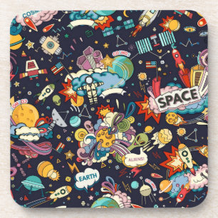 Ruimtepatroon Bier Onderzetter